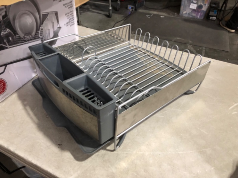 Photo 4 of ***DAMAGED - HEAVILY USED AND DIRTY***
KitchenAid Full Size Dish Rack, Light Grey Gray Full Size