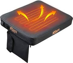 Photo 1 of 2 pack MYDAYS Portable Heated Seat Cushion, Memory Foam Heating Seat Pad for Outdoor Stadium Bleacher Camping, Power Bank Not Included
