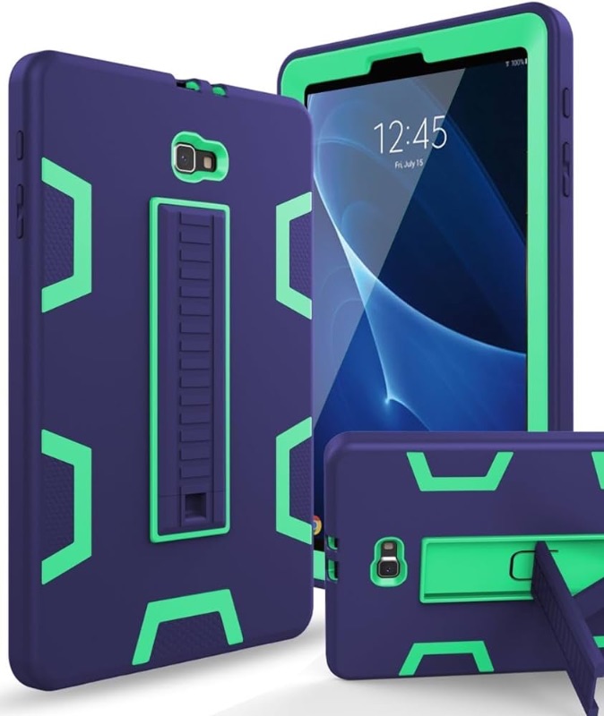 Photo 1 of Case for Samsung Galaxy Tab A 10.1 2016 3 Layer Hybrid Rugged Case Blue/Green