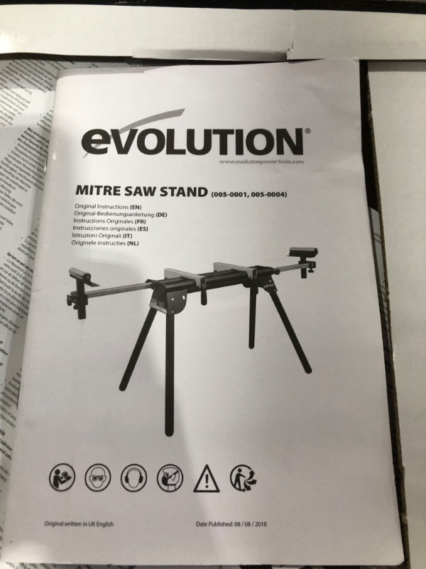 Photo 3 of Evolution - 005-0001 Power Tools EVOMS1 Compact Folding Miter Saw Stand