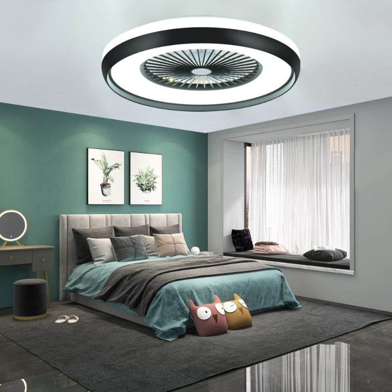 Photo 1 of HUMHOLD 24" Bladeless Ceiling Fan with Light