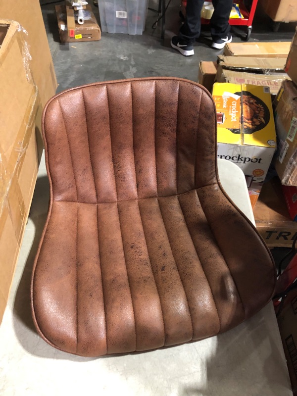 Photo 3 of ***USED - LIKELY MISSING PARTS - UNABLE TO VERIFY FUNCTIONALITY***
Sidanli Brown Velvet Bar Stools-Set of 2, 24 Inch Bar Stools for Kitchen Counter. 24" BROWN Brown