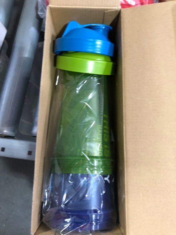 Photo 2 of [2 PACK] Protein Shaker Bottles for Protein Mixes - 24 OZ