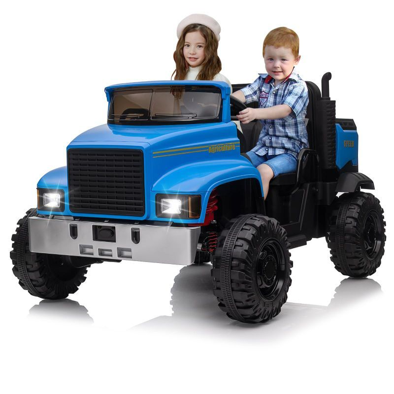 Photo 1 of *READ NOTES*Blue Ride on Truck 24V Electric with Remote Control