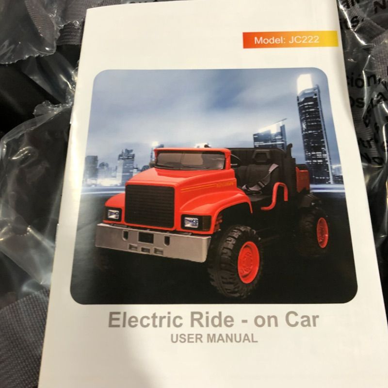 Photo 4 of *READ NOTES*Blue Ride on Truck 24V Electric with Remote Control