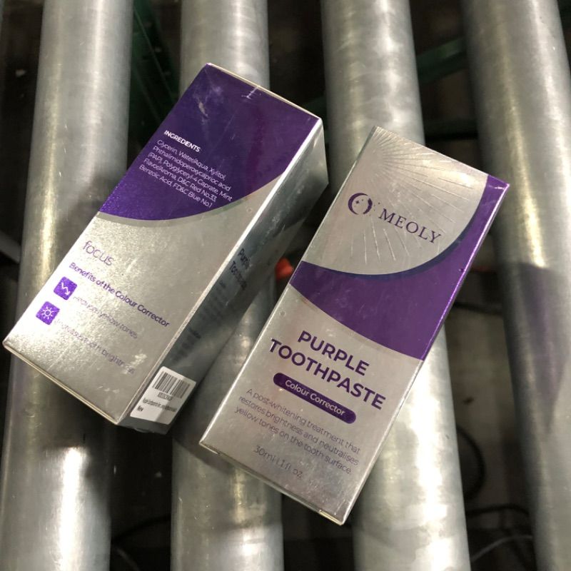 Photo 2 of **NON-REFUNDABLE PACK OF 2** Purple Toothpaste Whitening