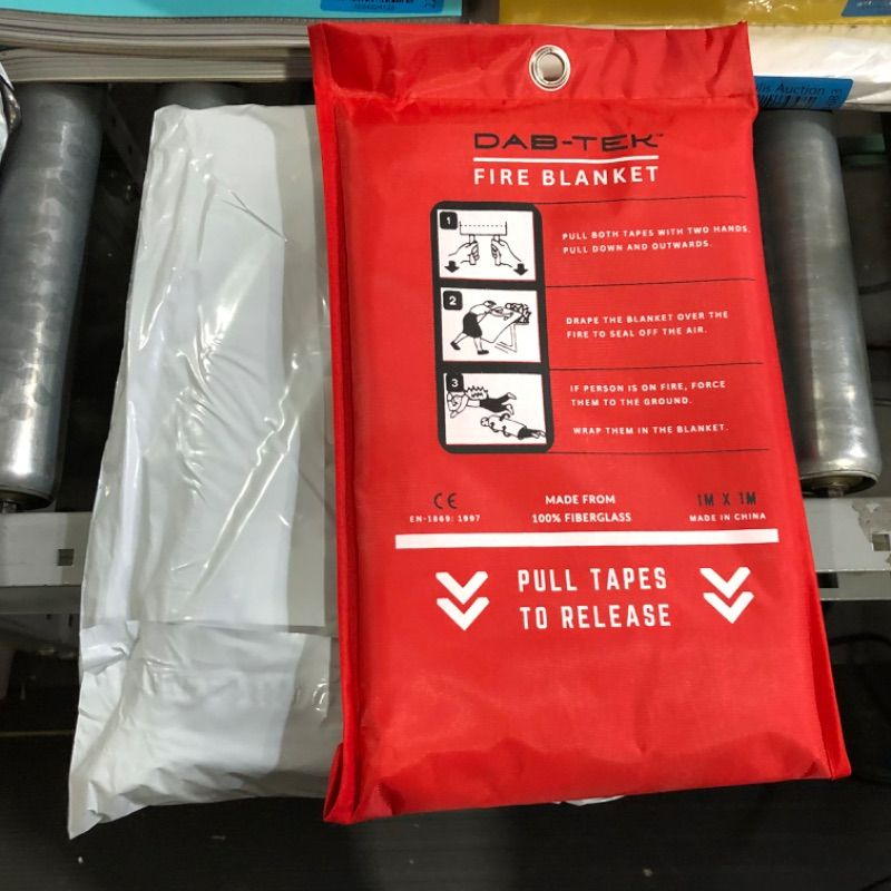 Photo 2 of **NON-REFUNDABLE PACK OF 2** Emergency Fire Blanket Ultra Strong, Military Grade Fiberglass fire Blanket