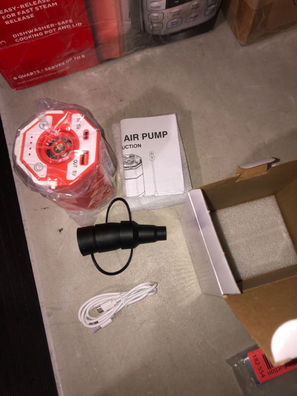 Photo 2 of (READ FULL POST) Portable Electric Air Pump for Inflatables,4000mAh Emergency Power Bank