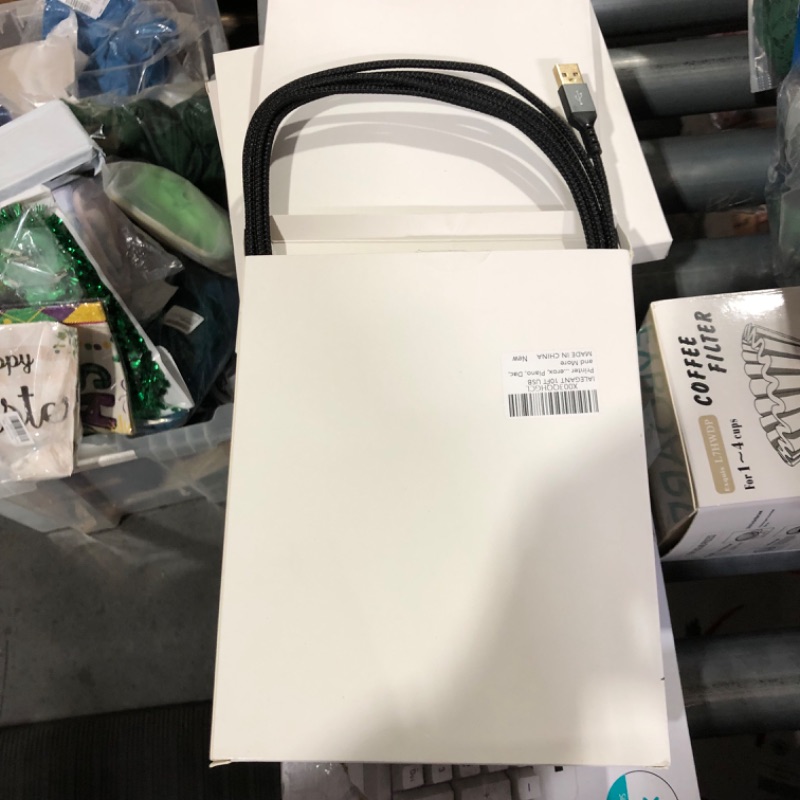 Photo 1 of **NON-REFUNDABLE PACK OF 2** 10FT USB Printer Cable - High Speed Type A Male to B Male