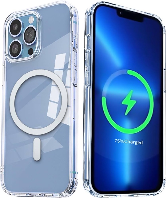 Photo 1 of Clear Case Compatible with iPhone 15 Pro Max| MagSafe Compatibility