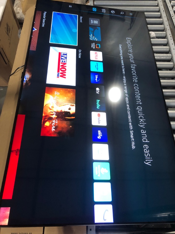 Photo 2 of ***DAMAGED - SEE COMMENTS***
Samsung QN65Q80CAF 65-Inch Class QLED 4K Q80C Series Smart TV with Alexa Built-in (QN65Q80CAFXZA, 2023 Model)