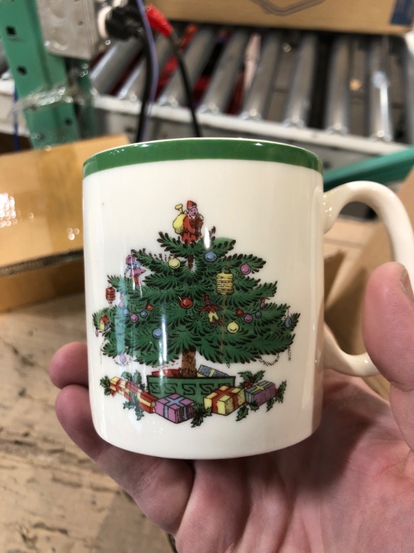 Photo 3 of (READ FULL POST) Spode Christmas Tree 9 Ounces Mug set of 3 