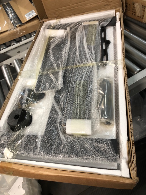 Photo 1 of BeGyoku Overbed Table,Hospital Bed Table,Pneumatic Bed Tables Adjustable Over The Bed with Hidden Wheels