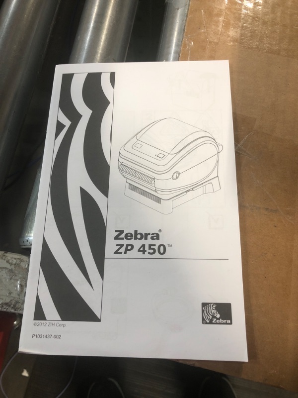 Photo 4 of *READ NOTES*Zebra ZP450 (ZP 450) Label Thermal Bar Code Printer