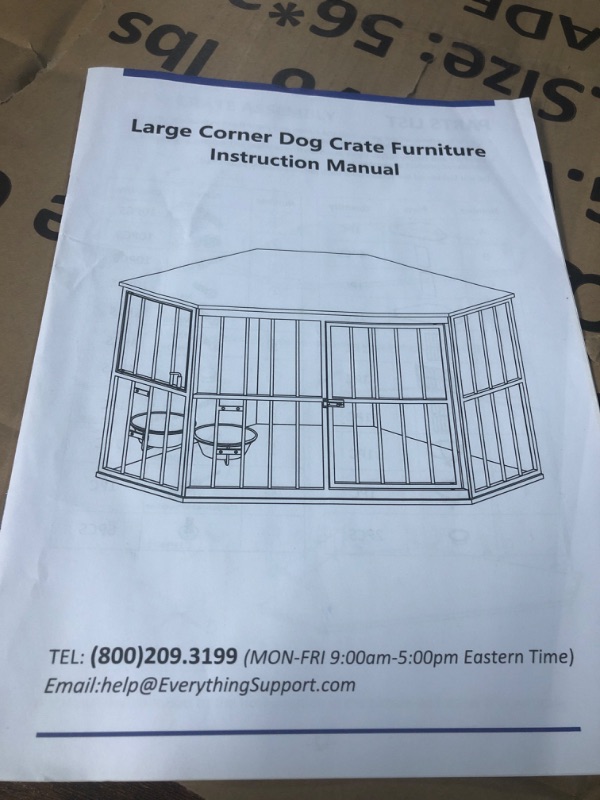 Photo 2 of ****USED SEE NOTES
SMONTER Furniture Corner Crate Wood Kennel