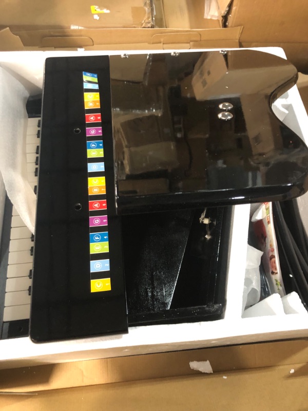 Photo 1 of (Black) - Hape Happy Grand Piano (Black)