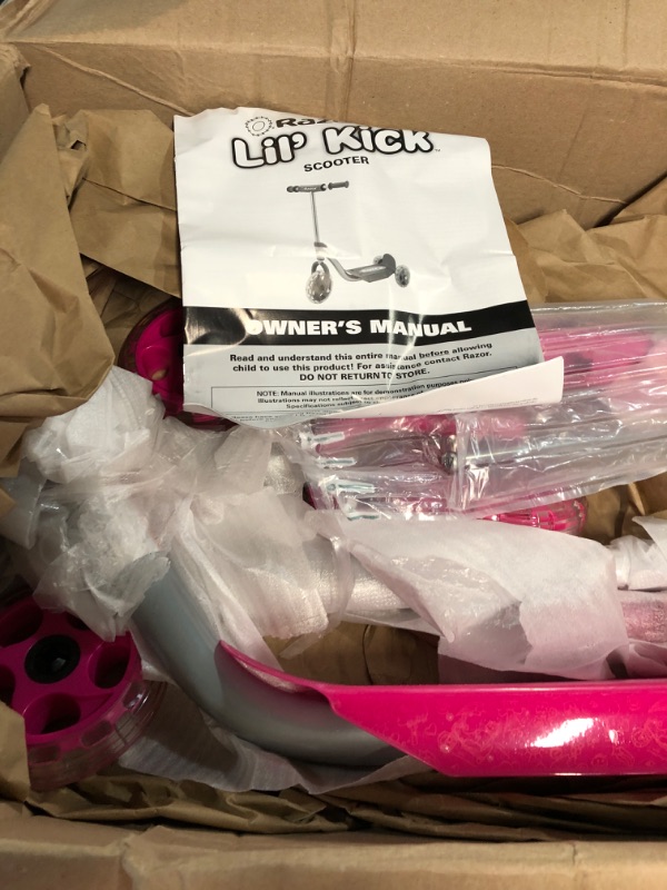 Photo 3 of ***SEE NOTES
Razor Jr. Lil' Kick Scooter Pink Frustration-Free Packaging