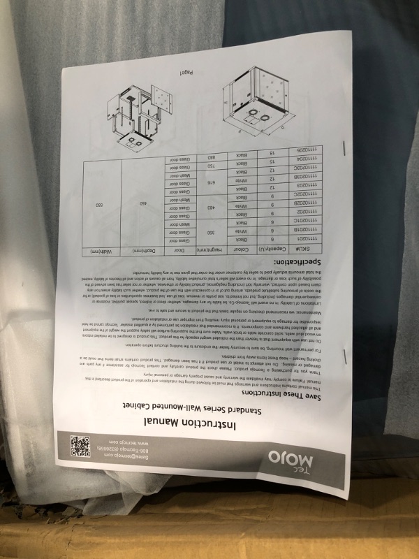 Photo 2 of Tecmojo 12U Wall Mount Rack Network Cabinet for 19”IT 