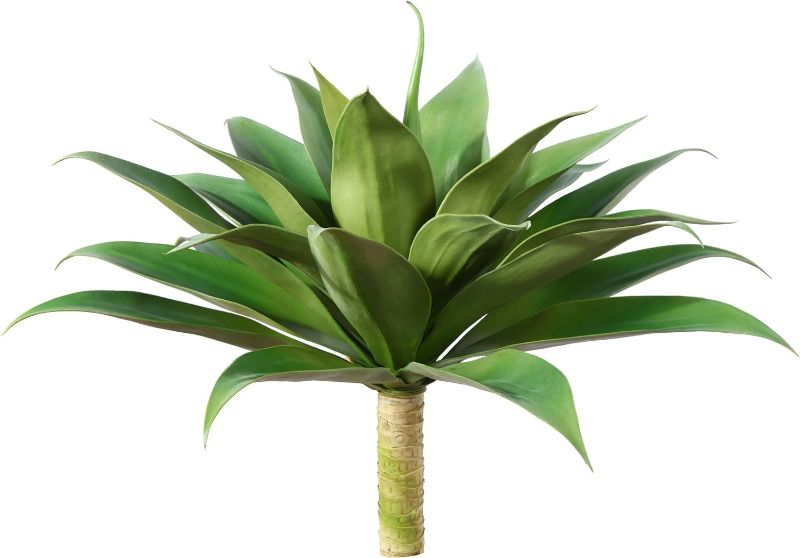 Photo 1 of (READ FULL POST) VIAGDO Artificial Banana Tree 6ft Tall 22 Large Leaves Triple Stalk Faux Banana Silk Tree Artificial Banana Leaf Plant for Home Decor Indoor Travelers Palm Tree for Living Room Decoration