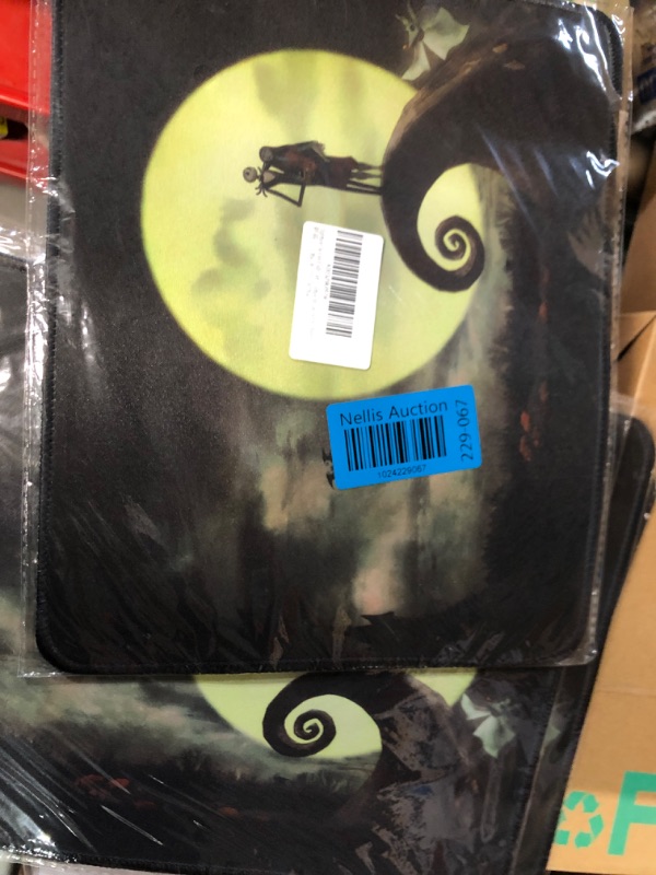 Photo 3 of Nightmare Jack and Sally Gift Carnival Halloween Mouse Pad for Women Girls Nightmare Before Christmas Mouse Pads for Friend SET OF 2 STOCK IMAGE