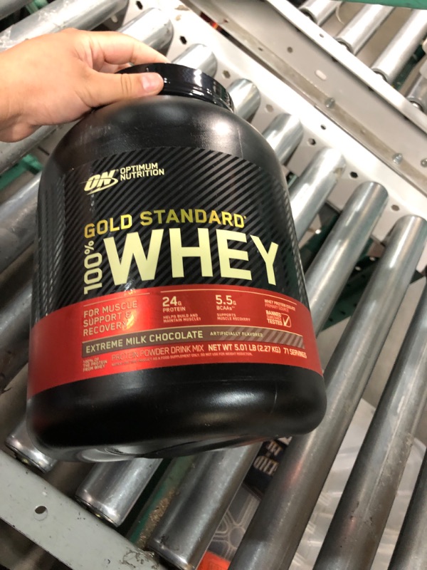 Photo 3 of 03/2025/ non refundable //Optimum Nutrition Gold Standard 100% Whey Protein Powder, Extreme Milk Chocolate, 5 Pound (Packaging May Vary) chocolate 5 Pound (Pack of 1)