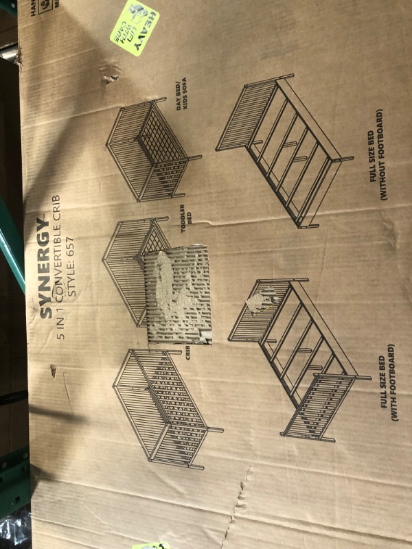 Photo 5 of **NONREFUNDABLE**FOR PARTS OR REPAIR**SEE NOTES**
Dream On Me Synergy 5-in-1 Convertible Crib 