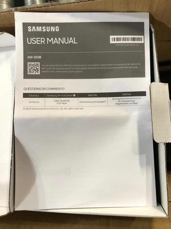 Photo 4 of ***DAMAGED - DENTED - SEE PICTURES - UNABLE TO TEST***
SAMSUNG HW-S50B/ZA 3.0ch All-in-One Soundbar w/Dolby 5.1, DTS Virtual:X, Q Symphony, Built in Center Speaker