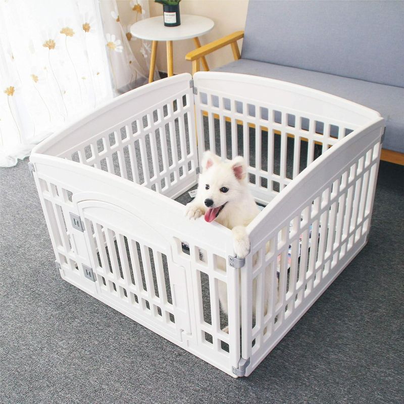 Photo 1 of **STOCK PHOTO FOR REFERENCE ONLY**Heavy Plastic Puppy Exercise Pen Small Pets Fence 