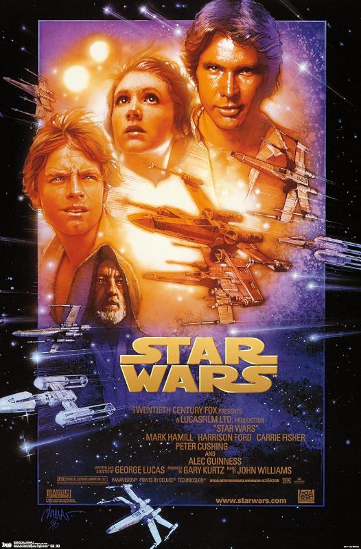 Photo 1 of **SEE PICS FOR DAMAGE**Trends International Star Wars: A New Hope - One Sheet Wall Poster, Black Framed 24'' x 36'' 