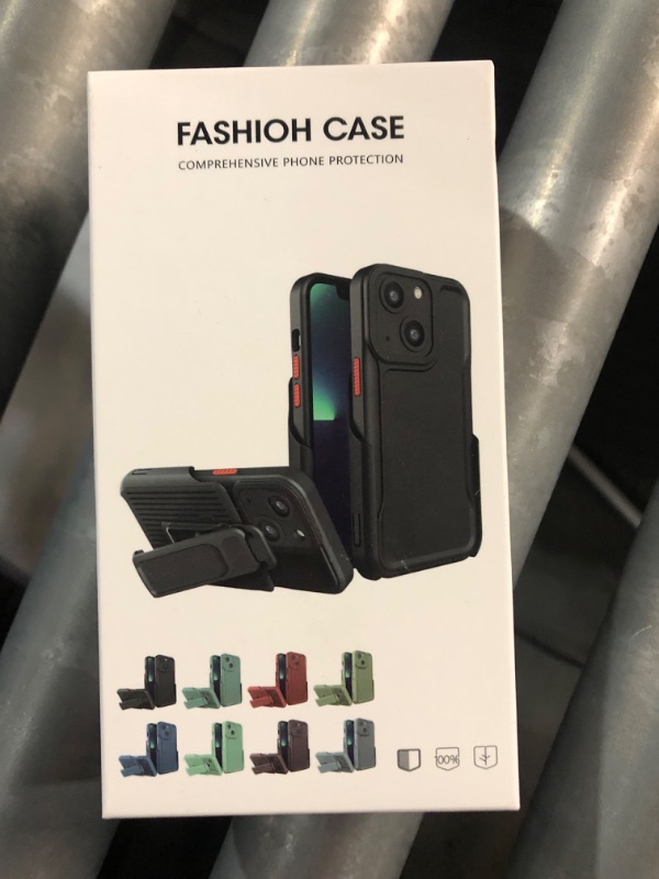 Photo 2 of for iPhone 14 Case with Screen Protector Shockproof Armor iPhone 14 Case with Holster Green Belt Clip Safe Wireless Charging iPhone 14 Case Military Grade iPhone 14case (Green)
