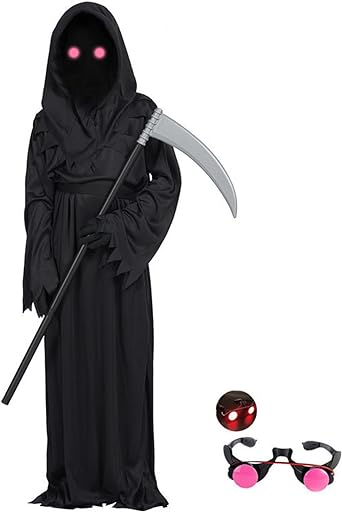Photo 1 of Cerdexon Halloween Scary Costumes for Kids - Terrify the Night with our Scary Halloween Costumes for Kids With Red Glasses