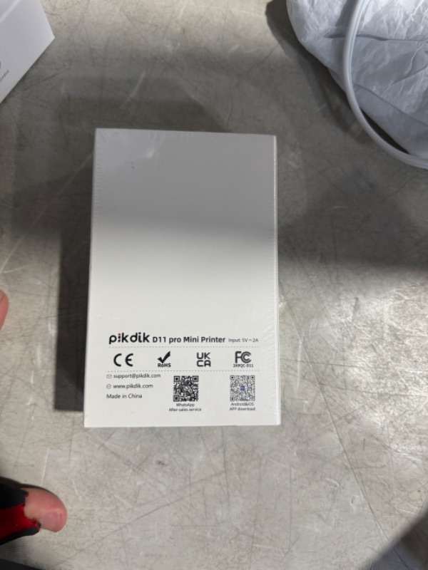 Photo 1 of Mini Bluetooth Label Makers - D11 White 
