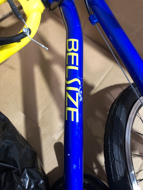 Photo 8 of ***DAMAGED - MISSING PARTS - SEE COMMENTS***
A11N SPORTS BELSIZE 16-Inch Belt-Drive Kid's Bike, Lightweight Aluminium Alloy Bicycle(only 12.5 lbs) for 3-7 Years Old Blue