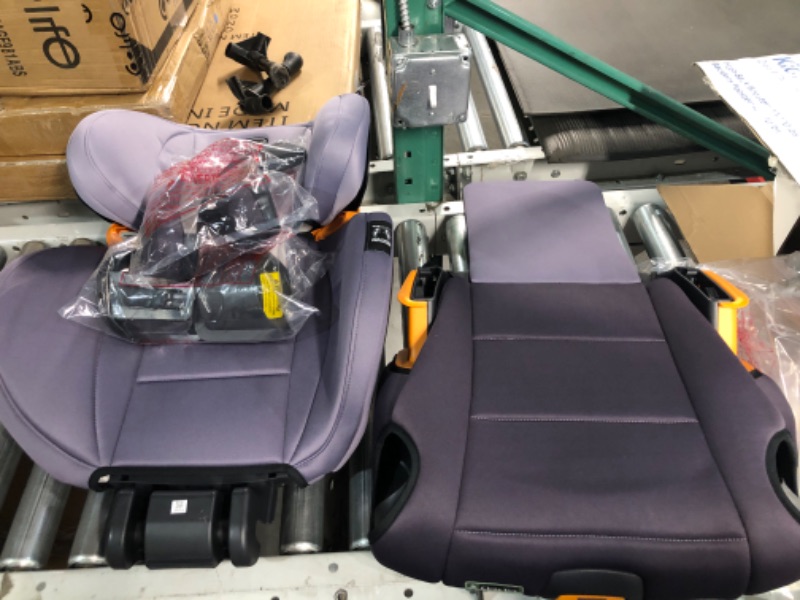 Photo 3 of Chicco KidFit ClearTex Plus 2-in-1 Belt-Positioning Booster Car Seat, Backless and High Back Booster Seat, for Children Aged 4 Years and up and 40-100 lbs. | Lilac/Purple KidFit Plus with ClearTex® No Chemicals Lilac/Purple