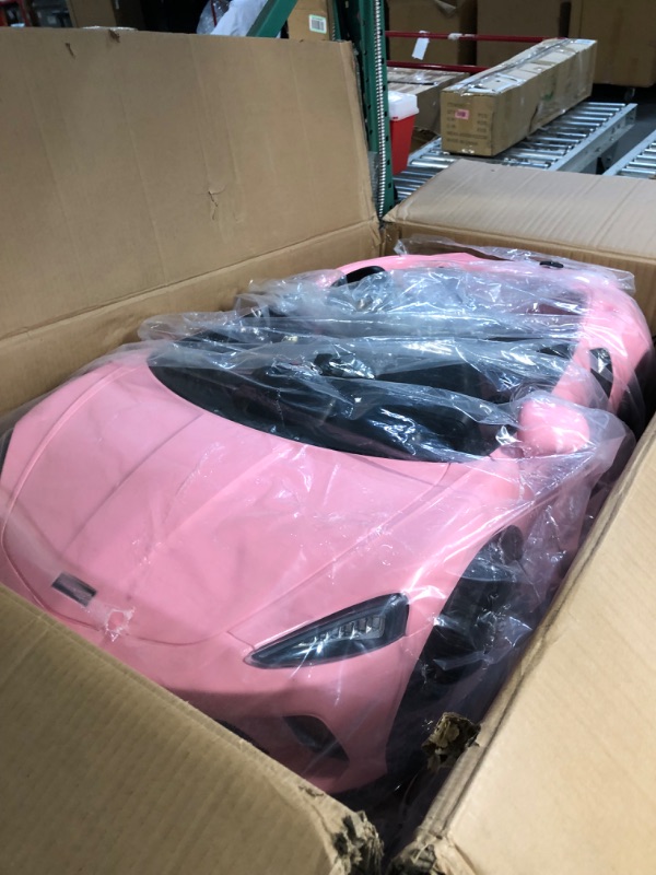 Photo 2 of **NONREFUNDABLE**FOR PARTS OR REPAIR**SEE NOTES**
Hetoy Ride on Car for Kids 12V Licensed McLaren Battery Powered Sports Car with 2 Speeds, Parent Control (Pink)