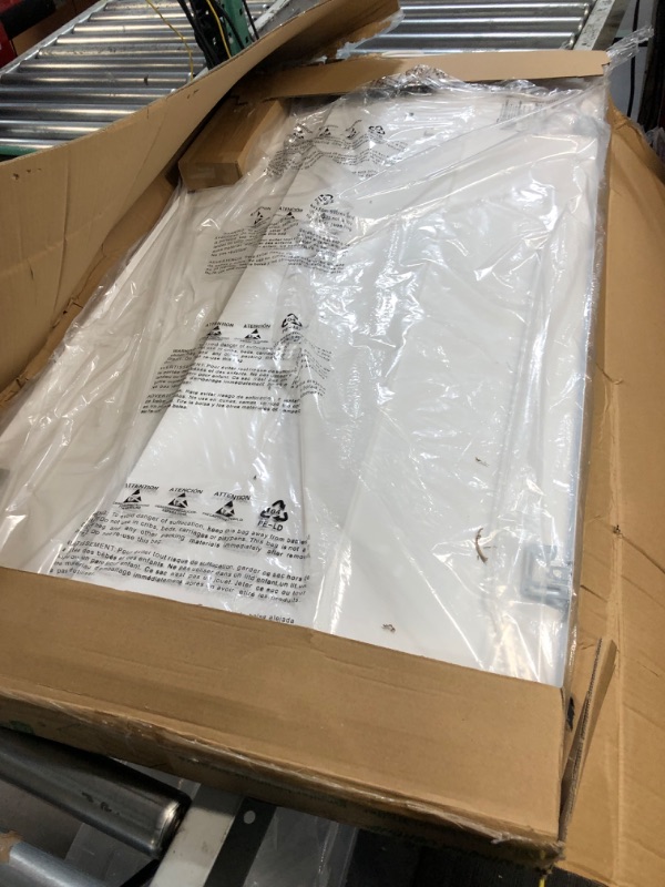 Photo 1 of **READ NOTES**Lithonia Lighting STAKS 2X4 ALO6 SWW7 2 ft. x 4 ft. Stack Switch LED Lay-in Ceiling Light Fixture - White
