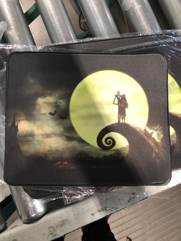 Photo 1 of Nightmare Jack and Sally Gift Carnival Halloween Mouse Pad for Women Girls Nightmare Before Christmas Mouse Pads (2 Pack)