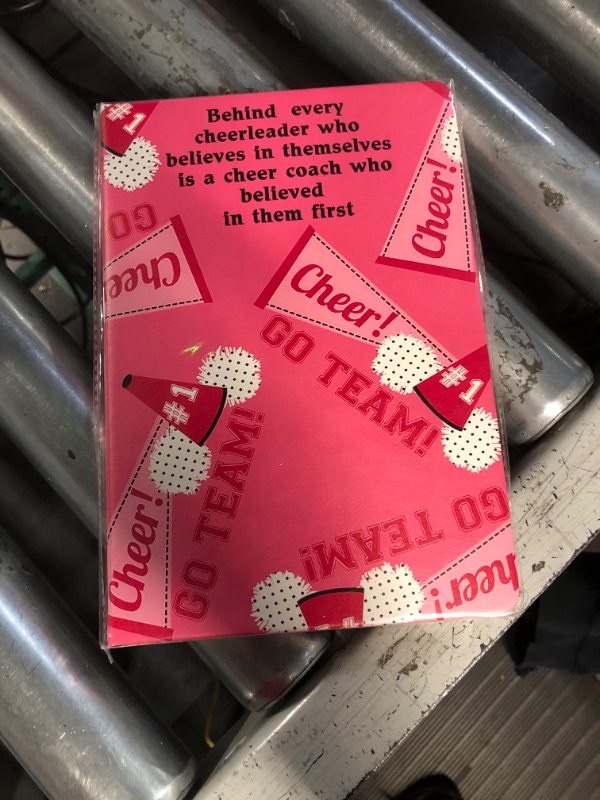 Photo 2 of Cheerleader Gifts Faux Leather Notebook Appreciation Gift Cheerleader Coaches Gift Cheer Team Gift