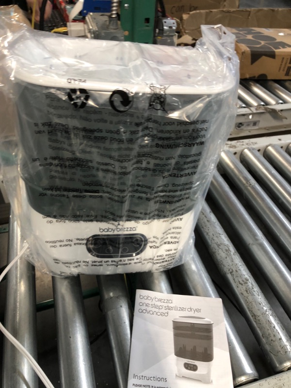 Photo 1 of Baby Brezza Bottle Sterilizer and Dryer Advanced – HEPA Filter And Steam Sterilization – Dries 33 Percent Faster Then Original