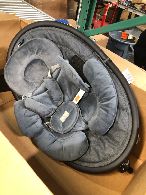 Photo 4 of BabyBond Baby Swings for Infants, Bluetooth Infant Swing with Music Speaker with 3 Seat Positions, 5 Point Harness Belt, 5 Speeds
