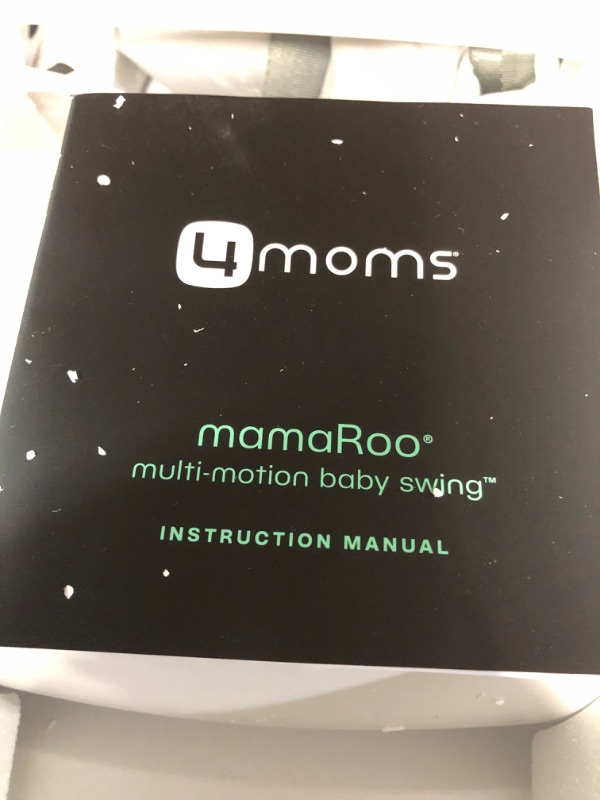 Photo 2 of 4moms MamaRoo Multi-Motion Baby Swing, Bluetooth Baby Swing with 5 Unique Motions, Grey