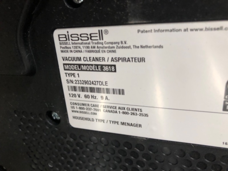 Photo 7 of *** DOES NOT HAVE CLEANING SOLUTION***
BISSELL Little Green HydroSteam Multi-Purpose Portable Carpet and Upholstery Cleaner, Car and Auto Detailer, 3618