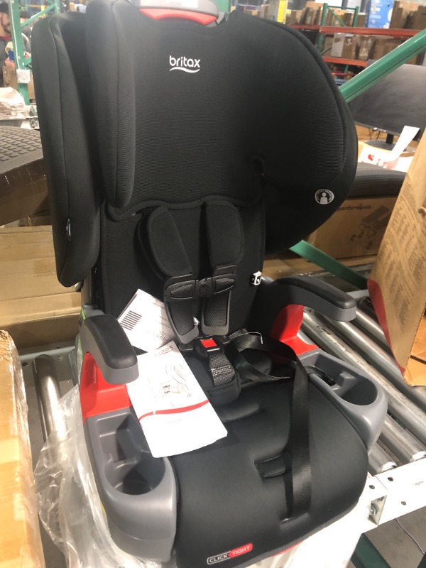 Photo 6 of Britax Grow with You ClickTight Harness-to-Booster, Black Contour SafeWash ClickTight Black Contour