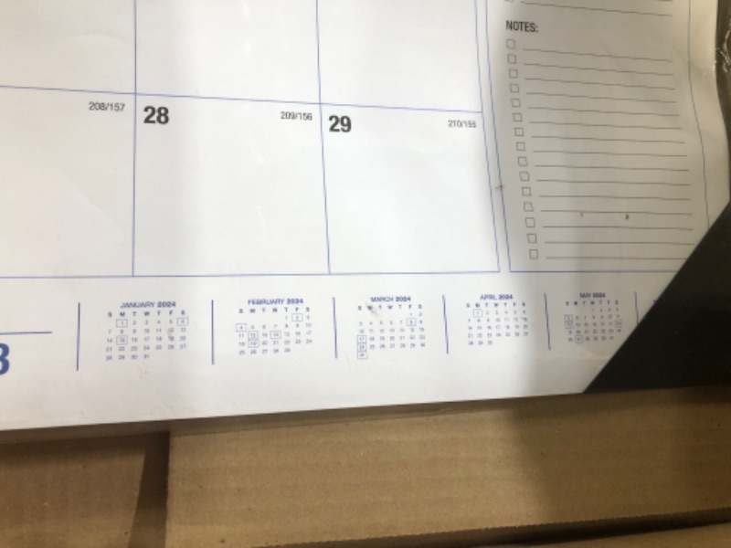 Photo 2 of Large Desk Calendar 2023-2024, Runs from July 2023 to June 2024, Desk Calendar with to-do List, 12 Months Desk 