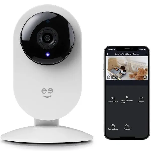 Photo 1 of Geeni Glimpse Indoor 1-Camera Plug-in Standard Micro Sd Security Camera System