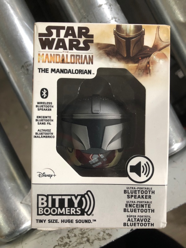 Photo 1 of Bitty Boomers Star Wars The Mandalorian: The Mandalorian- Mini Bluetooth Speaker