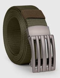 Photo 1 of Mens Adjustable Tactical Ratchet Golf Belt - Army Green