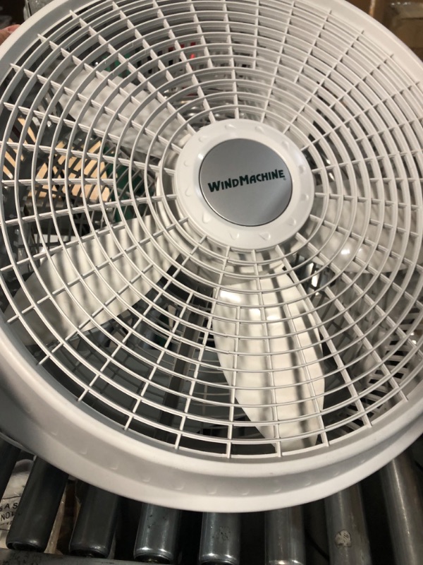 Photo 3 of [FOR PARTS, READ NOTES] NONREFUNDABLE
Lasko Wind Machine Air Circulator Floor Fan, 3 Speeds, Pivoting Head for Large Spaces, 20", 3300, White