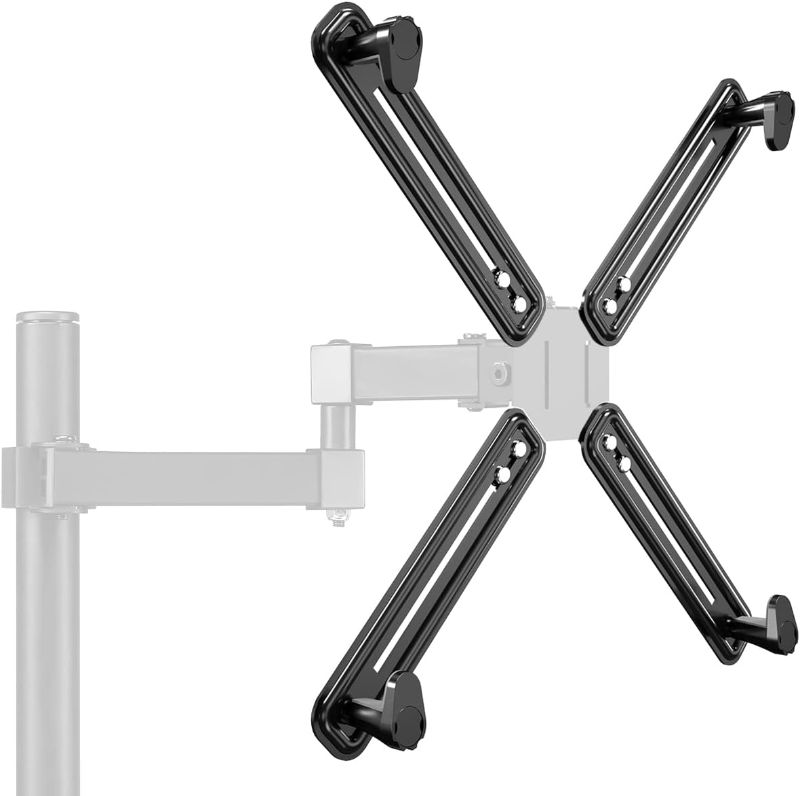 Photo 1 of Bracwiser Non VESA Monitor Mount Adapter for 17 to 27 inch LED LCD Screen, 75mm and 100mm VESA Mounting Bracket
