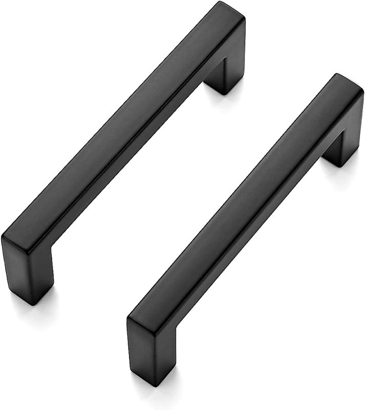 Photo 1 of Ravinte 30 Pack Solid 3 Inch Center to Center Slim Square Bar Drawer Handles Kitchen Cabinet Handles Black Drawer Pulls Kitchen Cabinet Hardware Kitchen Handles Matte Black Cabinet Pulls
